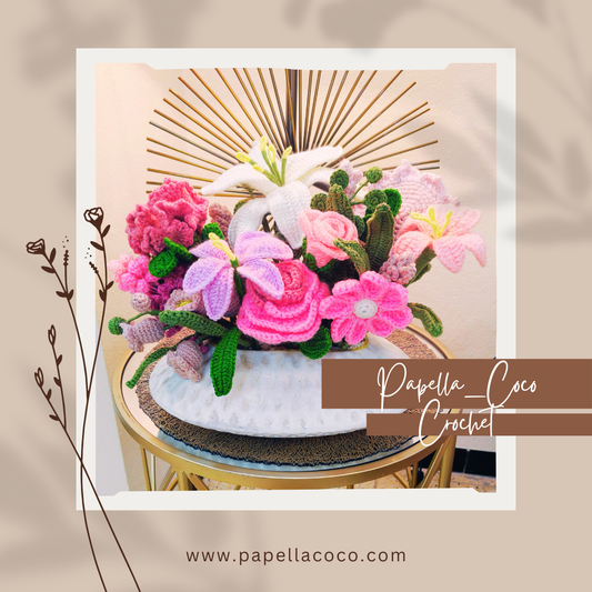 Elegant Crochet Bouquet Patterns - Papella_Coco